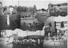 Scenes from the 1937-38 Elkins High School Football Team