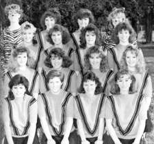 1986-87 Elkins High School Varsity Cheerleaders