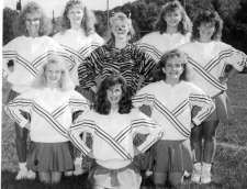 1988-89 Elkins High School Varsity Cheerleaders