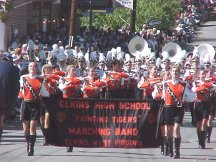 Elkins High School Band at Kingwood, WV